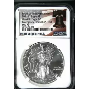 2021(P) Heraldic Eagle T-1 First Day of Issue Struck at Philadelphia (2)