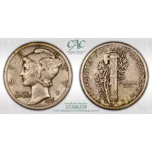 Dimes---Winged Liberty Head or Mercury 1916-1945 -Silver- 1 Dime