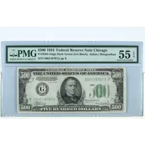$500 1934  High Denomination Notes 2201-G