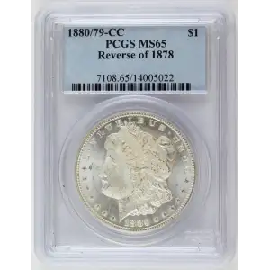 1880/79-CC $1 Reverse of 1878